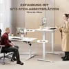 Vinsetto – výškově nastavitelný psací stůl 140 x 70 cm, Náhled obrázku produktu 4