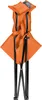 2'er Set Anglersessel mit Getränkehalter und Tasche Orange Produktbild-Vorschau
