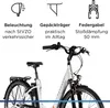 Marketing image showing features of an e-bike. Produktbild-Vorschau