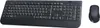 A black wireless keyboard and mouse set is displayed on a white background. Produktbild-Vorschau