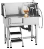 Hundewaschstation aus Edelstahl, 870x488x1025 mm Produktbild-Vorschau 12