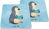Mr. & Mrs. Panda Untersetzer für Gläser Pinguin Buch 15er Produktbild-Vorschau 3
