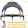 XMTECH Lit pour chien avec toit Lit pour animaux Voir les images du produit 2
