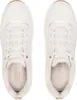 A top-down view of a pair of white Skechers sneakers. Produktbild-Vorschau