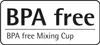 A product badge indicating 'BPA free' and 'BPA free Mixing Cup'. Voir les images du produit