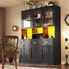 Armadio da cucina Sweiko (140×40×175 cm), mobile alto da Anteprima dell’immagine prodotto 2