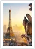 Poster - Poster ohne Rahmen - Wasserspeier Turm Eiffel - Produktbild-Vorschau 1
