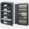 Schließbarer Aktenschrank JAN H D600 900 x 1950 x 600 mm Produktbild-Vorschau 8