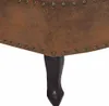 vidaXL Chaise Longue Brown Suede Look Náhled obrázku produktu 7