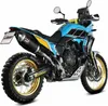 Marmitta Slip-on nera MIVV Dakar omologata in acciaio inox Anteprima dell’immagine prodotto 3