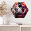 DEQOART Glasbild Echtglas 55x48 cm 'Gorilla Lounge' Produktbild-Vorschau 4