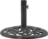 vidaXL Pied de parasol Bronze 12 kg 48 cm Fonte Voir les images du produit 8