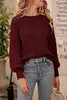 ASKSA Damen Pullover Laternenaermeln Strickpullover Produktbild-Vorschau 4