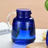 Karaffe,Glaskaraffe Glaskanne mit Deckel Glas Transparent Produktbild-Vorschau 1