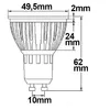 ISOLED GU10 LED Strahler 5,5W COB, 38°, warmweiß, dimmbar Produktbild-Vorschau 5
