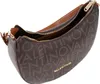 A brown Valentino Bags Beuteltasche Regina handbag with the brand's logo pattern. Produktbild-Vorschau