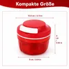 Gemüseschneider Zwiebelhacker, 300ML Manueller Produktbild-Vorschau 11