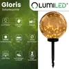 Sada 4 solárních zahradních světel LUMILED, LED koule, Náhled obrázku produktu 2