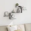 vidaXL Nástenná polica betónová sivá 104x15x49 cm materiál Náhľad obrázku produktu 2