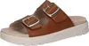 Caprice Damen Pantolette Leder Zweiriemer mit Plateausohle Produktbild-Vorschau 3