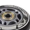 Jeu de roues noires enPolyuréthane76x24 + roulements ABEC9 Voir les images du produit 14