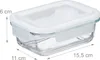 Relaxdays Glasbehälter mit Deckel, 6er Set, 370 ml, Produktbild-Vorschau 4