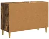 Dressoir Gerookt eiken 89 x 34,5 x 60 cm Bewerkt hout Productafbeelding-voorbeeld 7