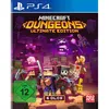 The image shows the cover art for the video game Minecraft Dungeons Ultimate Edition for PlayStation 4. Produktbild-Vorschau