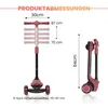 Habib Kinderroller  Premium LED Scooter 3-Rad | Frontlicht Produktbild-Vorschau 3