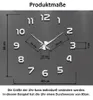 A diagram showing the dimensions of a large wall clock. Produktbild-Vorschau
