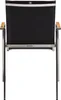 Kettler Edelstahl Diamond Stapelsessel Garten Teak Armlehne Produktbild-Vorschau 4