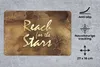 MuchoWow® Mauspad Mousepad Zitat - Sterne - Braun - Gold Produktbild-Vorschau 2