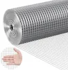 A roll of wire mesh is shown, with a hand in a circular inset demonstrating the mesh size. Produktbild-Vorschau