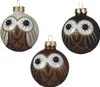 Christbaumschmuck Glas Eule 6cm - 1 Stück sortiert Produktbild-Vorschau 1