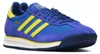 Adidas Herren Turnschuhe JH5102 aus Naturleder in Blau Produktbild-Vorschau 2