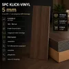 SPC Klick Vinylboden 5mm mit Trittschalldämmung wasserfest Produktbild-Vorschau 3