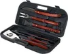 A barbecue tool set is displayed in its open case. Anteprima dell’immagine prodotto
