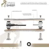 Set da 2 portachiavi in pelle 4 in 1 per diverse chiavi - Anteprima dell’immagine prodotto 5