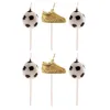 Kerzen für Kuchen Fußball und Fußball 6pcs - Dekora Produktbild-Vorschau 10