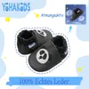 YIHAKIDS Baby Krabbelschuhe Leder 12-18 Monate, Produktbild-Vorschau 2