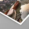 Poster - Poster ohne Rahmen - Boote Berge See - 70x50 cm - Produktbild-Vorschau 2