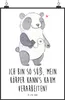 Mr. & Mrs. Panda Bild Panda Insulinpumpe DIN A2 - Weiß - Produktbild-Vorschau 1