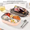 Boîte à lunch portable pour enfants en acier inoxydable Voir les images du produit 4