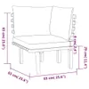 7-tlg. Garten-Lounge-Set mit Kissen Massivholz Akazie Produktbild-Vorschau 9