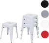 lot de 4 tabourets HWC-A73, tabouret métallique, métal Voir les images du produit 7