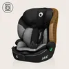 A black and gray car seat with a highlighted side panel. Produktbild-Vorschau