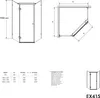 Duschkabine Fünfeckdusche EX415 - 8 mm - Nano Echtglas - 90 Produktbild-Vorschau 7