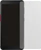 A smartphone screen protector is shown next to a smartphone. Produktbild-Vorschau