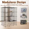 UISEBRT 4-Ebenen Kleintierkäfig für Katzen – Stabiler Produktbild-Vorschau 5