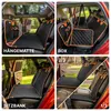 A collage of images showing different configurations of a car seat cover for pets. Anteprima dell’immagine prodotto
